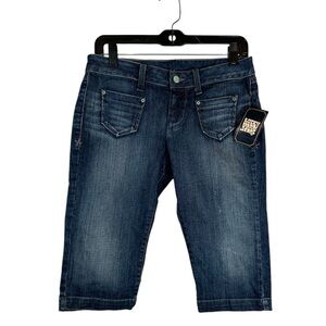 NWT LUCKY BRAND  Jeans Women Capri Miami Crop  Distressed Size 6/28